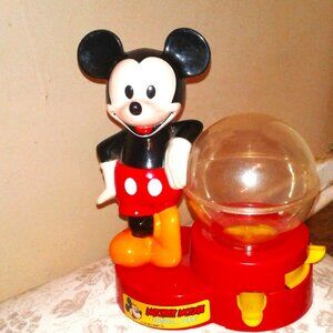 Vintage Mickey Mouse Wonderful World of Disney Gumball Machine